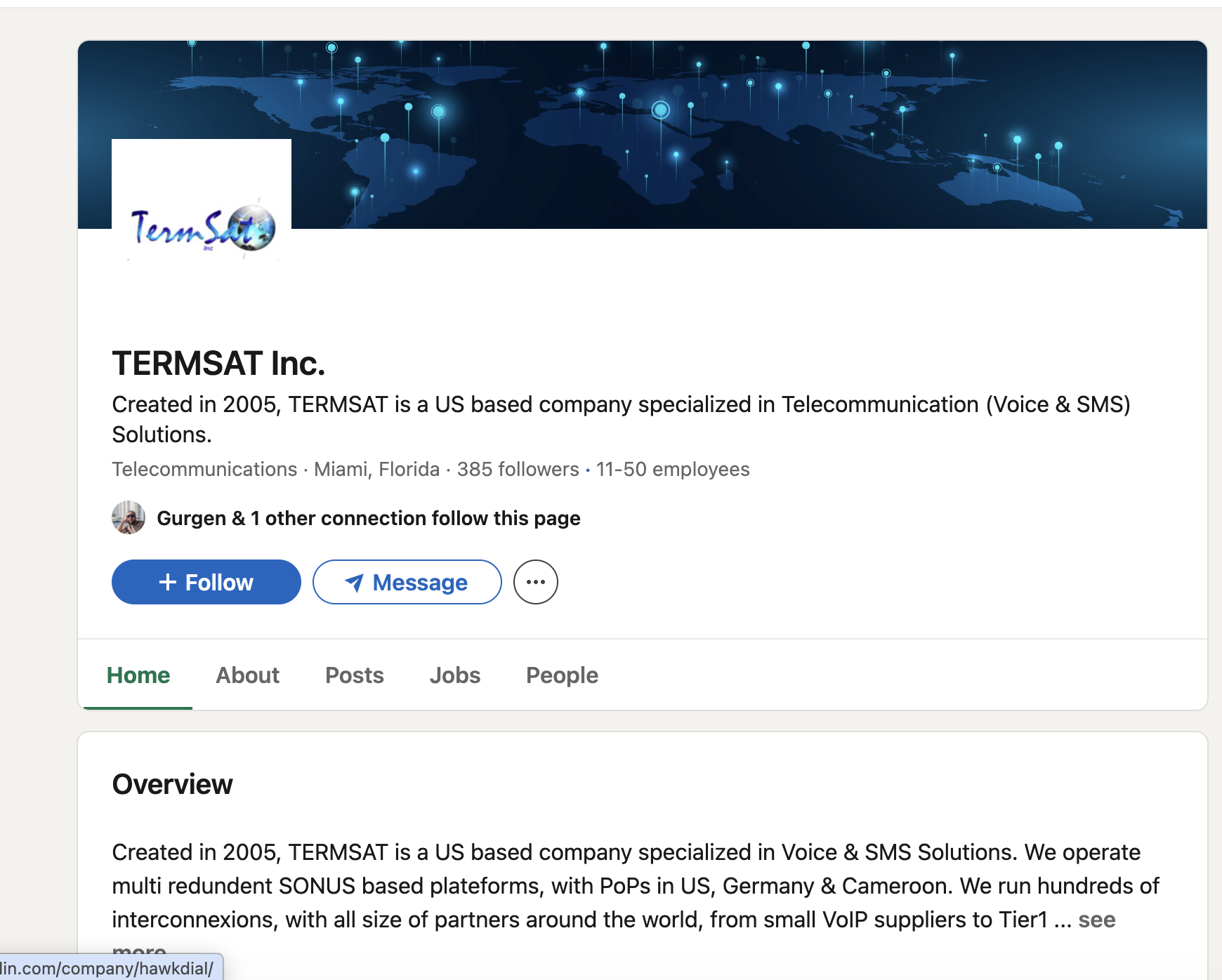 Termsat Inc. LinkedIn
